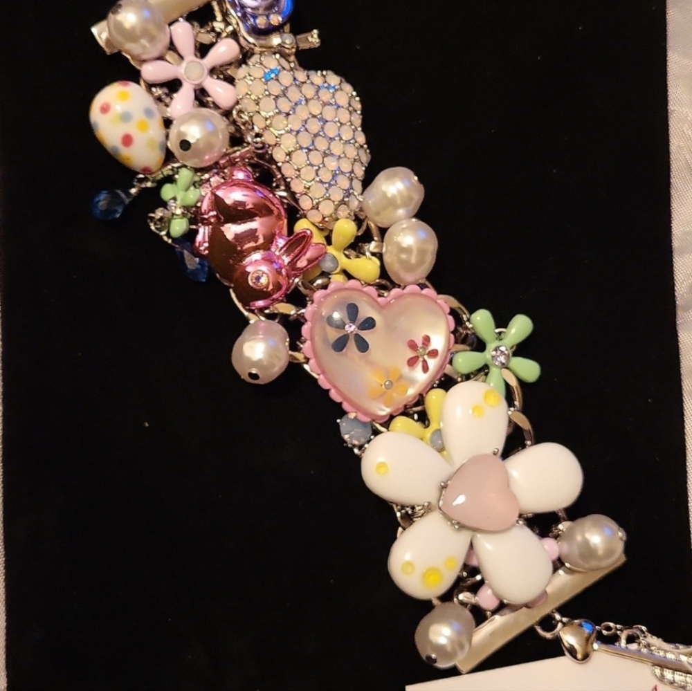 Betsey Johnson Pink and Purple Holiday Ornaments